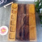 سینی مزه ( سینی سرو ) چوب گردو - تصویر 4